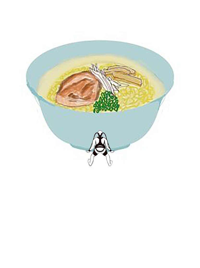 塩ラーメン をパワードスーツ Atoun アトウン Model Y Kote で持ち上げて欲しい アスモチ株式会社 パワードスーツ販売レンタル事業部